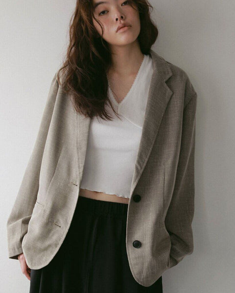 【3月中旬入荷次第お届けのご予約】anuke（アンヌーク） Tweed Mesh Jacket 62710105.