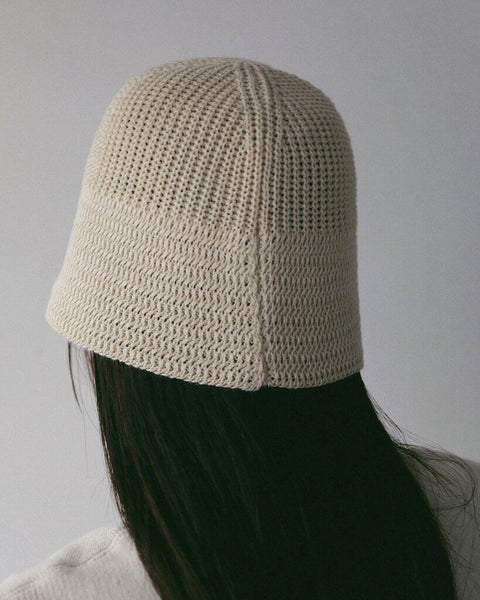 【4月中旬入荷次第お届けのご予約】anuke（アンヌーク） Linenknit Bucket Hat 62711011.