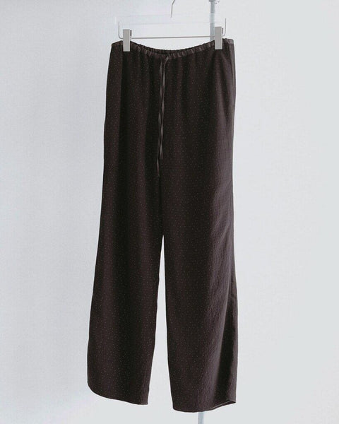 【4月下旬入荷次第お届けのご予約】anuke（アンヌーク） Dot jacquard Rough Pants 62710716.