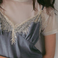 【4月下旬入荷次第お届けのご予約】anuke（アンヌーク） Dot Jacquard Combinaison 62710305.