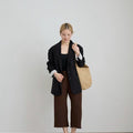 【3月中旬入荷次第お届けのご予約】anuke（アンヌーク） Back Satin Capripants 62710718.