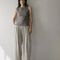【4月下旬入荷次第お届けのご予約】anuke（アンヌーク） Sleeveless Georgette Tanktop 62710621.