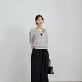 【3月上旬入荷次第お届けのご予約】anuke（アンヌーク） Sheer Skipper Knit 62710524.