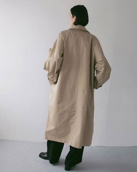 【2月上旬入荷次第お届けのご予約】anuke（アンヌーク） Soutiencollar Twill Coat 62710001.