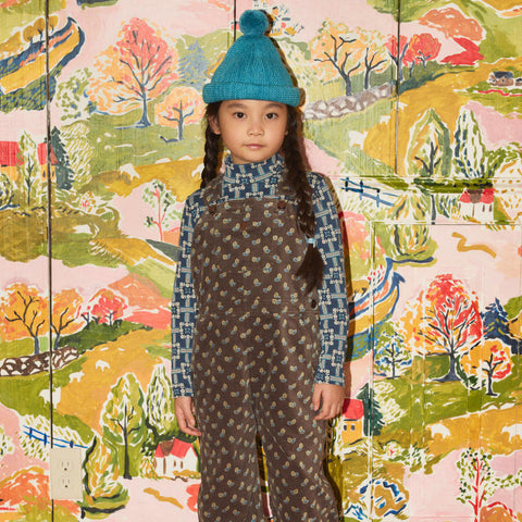 【D1】Misha&Puff（ミーシャアンドパフ）2026WI Turtleneck - Moonlight Railroad Floral -　タートルネックトップス.