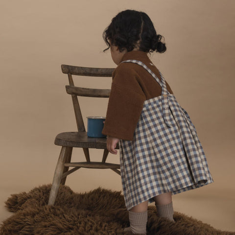 【ネコポス送料無料】organic zoo（オーガニックズー）2025AW Blueberry Gingham Tribe Skirt スカート