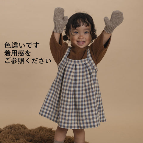 【ネコポス送料無料】organic zoo（オーガニックズー）2025AW Blueberry Gingham Tribe Skirt スカート