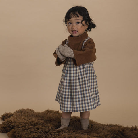 【ネコポス送料無料】organic zoo（オーガニックズー）2025AW Blueberry Gingham Tribe Skirt スカート