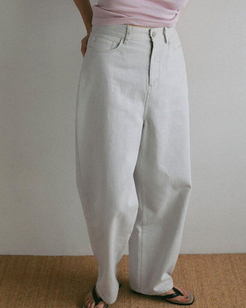 【2月中旬入荷次第お届けのご予約】anuke（アンヌーク） Wide Cocoon Denim 62711402.