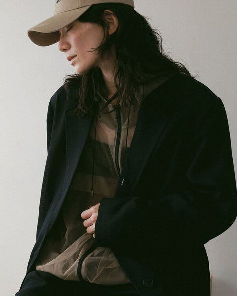 【3月中旬入荷次第お届けのご予約】anuke（アンヌーク） Tweed Mesh Jacket 62710105.