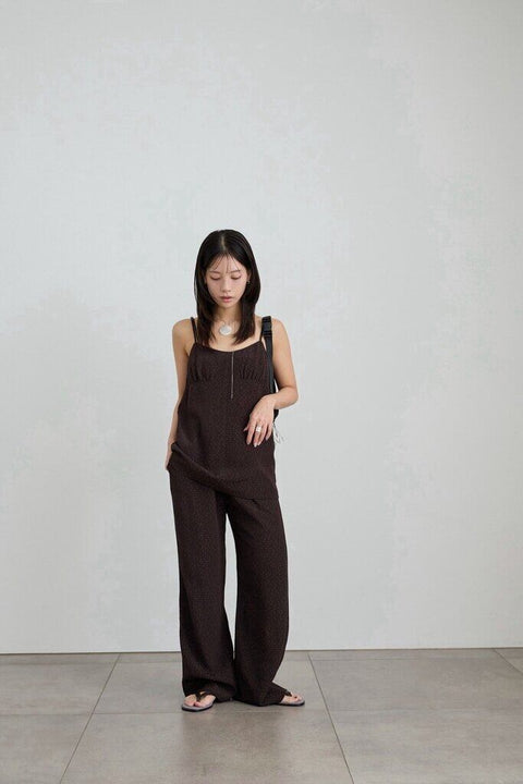 【4月下旬入荷次第お届けのご予約】anuke（アンヌーク） Dot jacquard Camisole Tops 62710411.