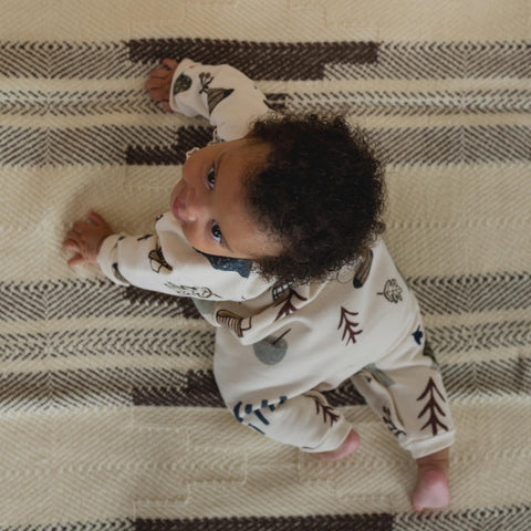 【ネコポス送料無料】organic zoo（オーガニックズー）2025AW Cosy Wild Onesie Undyed  長カバーオール、袖ロンパース