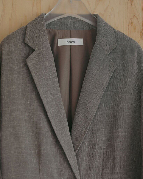 【3月中旬入荷次第お届けのご予約】anuke（アンヌーク） Tweed Mesh Jacket 62710105.
