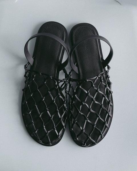 【4月上旬入荷次第お届けのご予約】anuke（アンヌーク） Braid Flat Shoes 62711012.