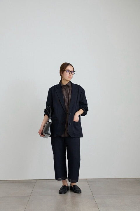 【3月中旬入荷次第お届けのご予約】anuke（アンヌーク） Tweed Mesh Capripants 62710721.