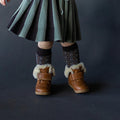 Mabli（マブリ） 2023AW LLYN SHORTSOCKS PECAN,UMBER ショートソックス.