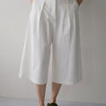 【4月上旬入荷次第お届けのご予約】anuke（アンヌーク） Tuck Bermuda Pants 62710705.