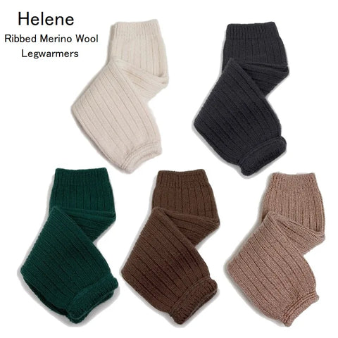 collegien     Helene  Ribbed Merino Wool Legwarmers    リブメリノウールレッグウォーマー    【7803】