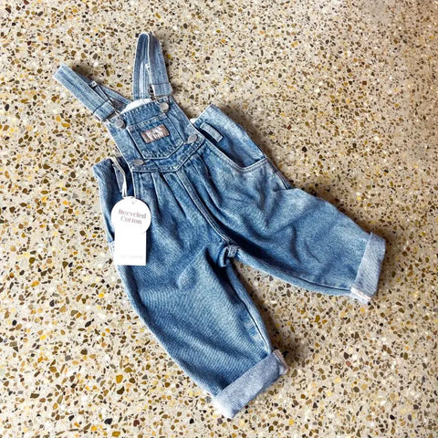 【drop3】 Twin Collective Kids STARDUST OVERALL 80S BLUE オーバーオール