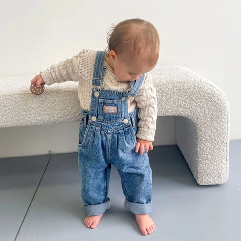 【drop3】 Twin Collective Kids STARDUST OVERALL 80S BLUE オーバーオール