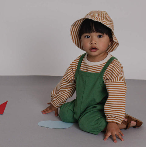 Misha&amp;Puff 2024AW Paloma Onesie -Rose Gold- Long Sleeve Romper