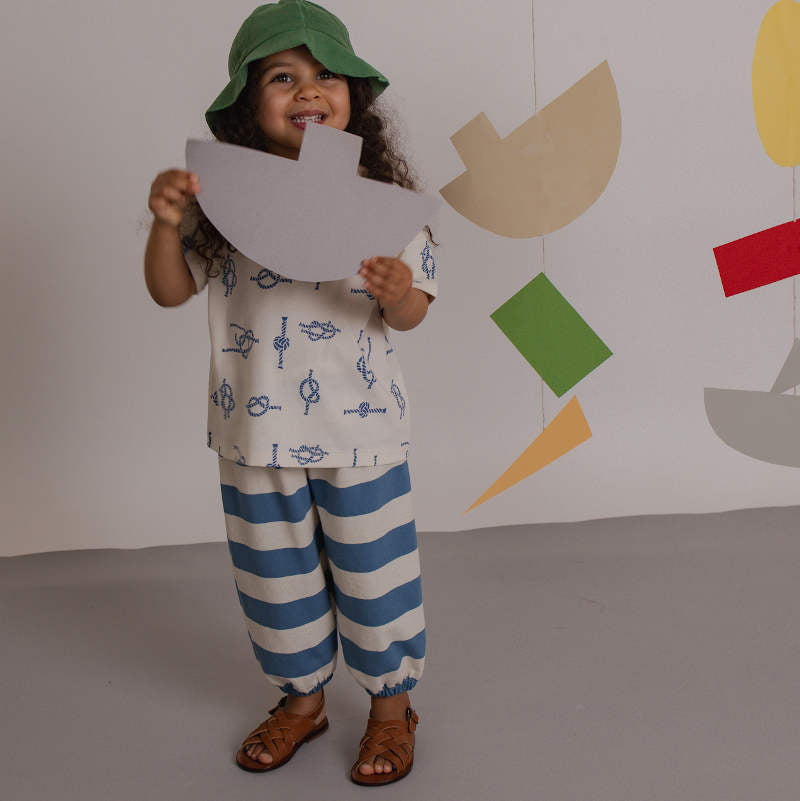 D2】organic zoo（オーガニックズー）2026SS Deck Chair Stripes Pants