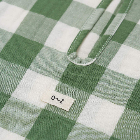 【ネコポス送料無料】【D1】organic zoo（オーガニックズー）2026SS Dill Gingham Boxy T-Shirt　ボクシー半袖Tシャツ