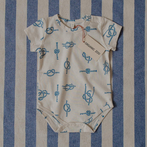 【D2】organic zoo（オーガニックズー）2026SS Sailor Knots Short Sleeve  Bodysuit 半袖ロンパース