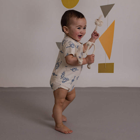 【D2】organic zoo（オーガニックズー）2026SS Sailor Knots Short Sleeve  Bodysuit 半袖ロンパース