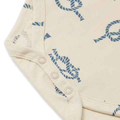 【D2】organic zoo（オーガニックズー）2026SS Sailor Knots Short Sleeve  Bodysuit 半袖ロンパース
