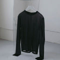 【2月中旬入荷次第お届けのご予約】anuke（アンヌーク） Slit Chiffon Tops 62710606.