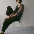 【4月上旬入荷次第お届けのご予約】anuke（アンヌーク） Tulle Zip Blouson 62710203.