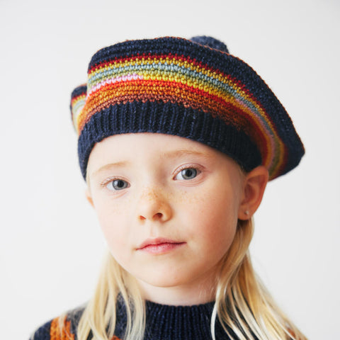 Misha &amp; Puff 2024AW Terrene Tam -Ink- Kids Beret