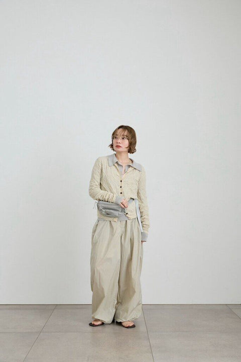 【3月上旬入荷次第お届けのご予約】anuke（アンヌーク） Sheer Skipper Knit 62710524.