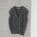 【4月中旬入荷次第お届けのご予約】anuke（アンヌーク） Vneck Botton Vest 62710521.