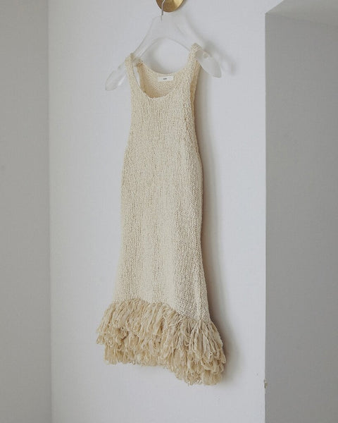 【5月中旬入荷次第お届けのご予約】anuke（アンヌーク） Americansleeve Fringe Tops 62710526.