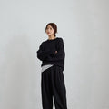 【2月中旬入荷次第お届けのご予約】anuke（アンヌーク） Twill Tuck Widepants 62710712.