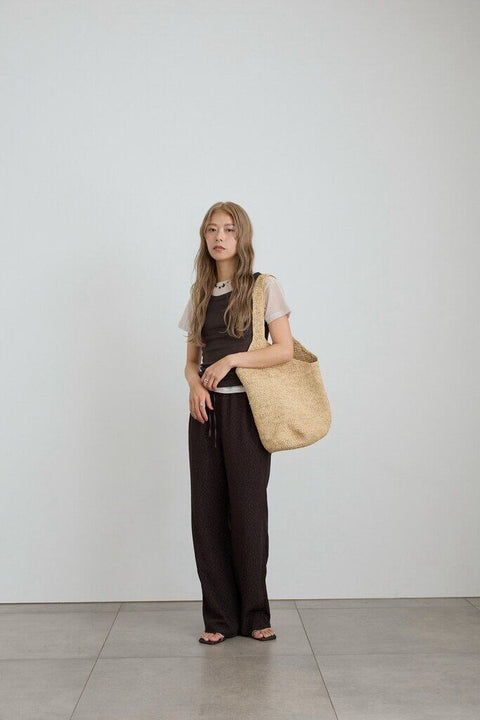 【4月下旬入荷次第お届けのご予約】anuke（アンヌーク） Raffia Tote Bag 62711015.
