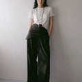 【2月中旬入荷次第お届けのご予約】anuke（アンヌーク） Twill Tuck Widepants 62710712.