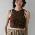 【5月上旬入荷次第お届けのご予約】anuke（アンヌーク） Lace Sleeveless Tops 62710417.