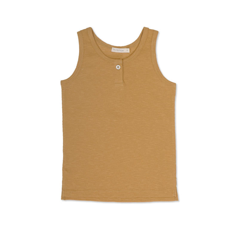 Phil&Phae（フィルアンドフェ）2023SS Textured tank top Artichoke テクスチャータンクトップ