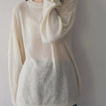 【3月中旬入荷次第お届けのご予約】anuke（アンヌーク） Cottonlinen Loose Knit 62710513.