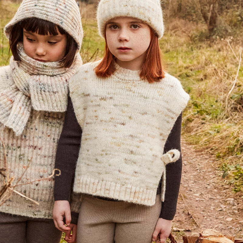 MABLI（マブリ） 2024AW BLEWOG VEST - MOSS SPECKLE- ニットベスト – LePuju