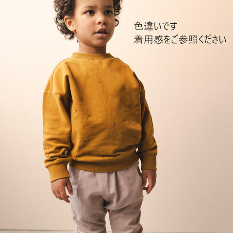 Phil&Phae（フィルアンドフェ）2024AW Oversized sweater starlings -dust-  長袖スウェットシャツ