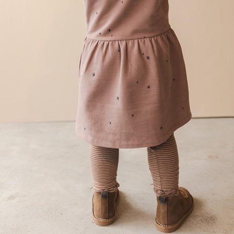 Phil&Phae（フィルアンドフェ）2024AW Leggings stripes -sepia brown-  レギンス