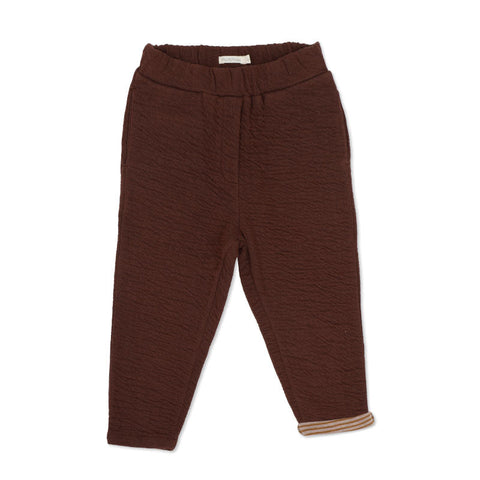 Phil&Phae（フィルアンドフェ）2024AW Textured loose pants -burnt umber-  ルーズパンツ