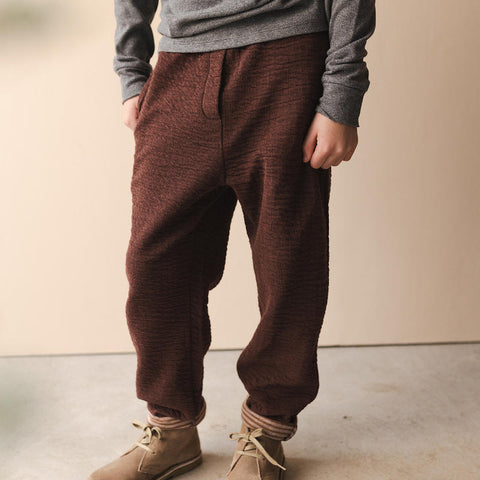 Phil&Phae（フィルアンドフェ）2024AW Textured loose pants -burnt umber-  ルーズパンツ.