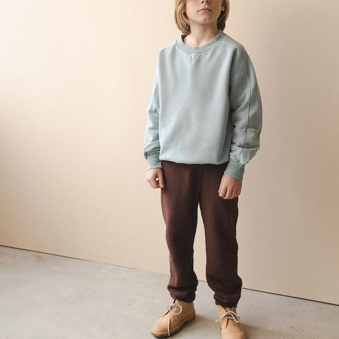 Phil&Phae（フィルアンドフェ）2024AW Textured loose pants -burnt umber-  ルーズパンツ.