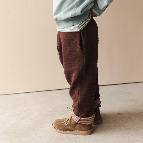 Phil&amp;Phae 2024AW Textured loose pants -burnt umber- Loose pants