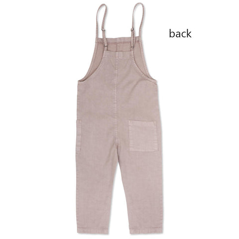 Phil&Phae（フィルアンドフェ）2024AW Twill loose dungarees -dust-  キッズダンガリーパンツ